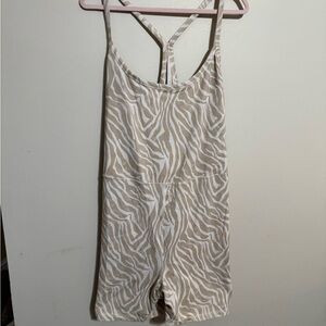 Zebra Print Old Navy Women's Active Romper